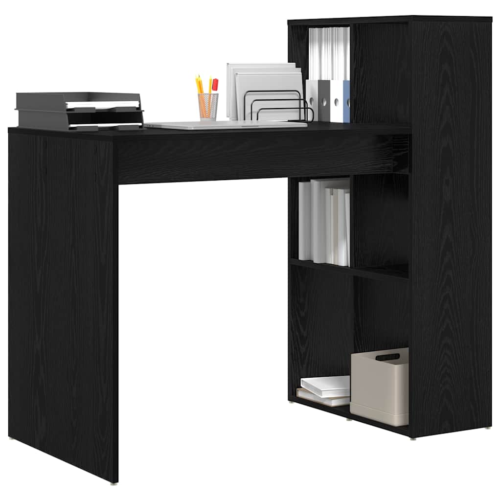 Scrivania Rovere Nero 108 x 55 x 103.5 cm Legno multistrato
