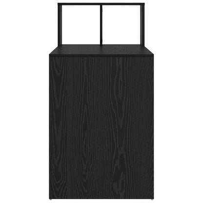 Scrivania Rovere Nero 108 x 55 x 103.5 cm Legno multistrato