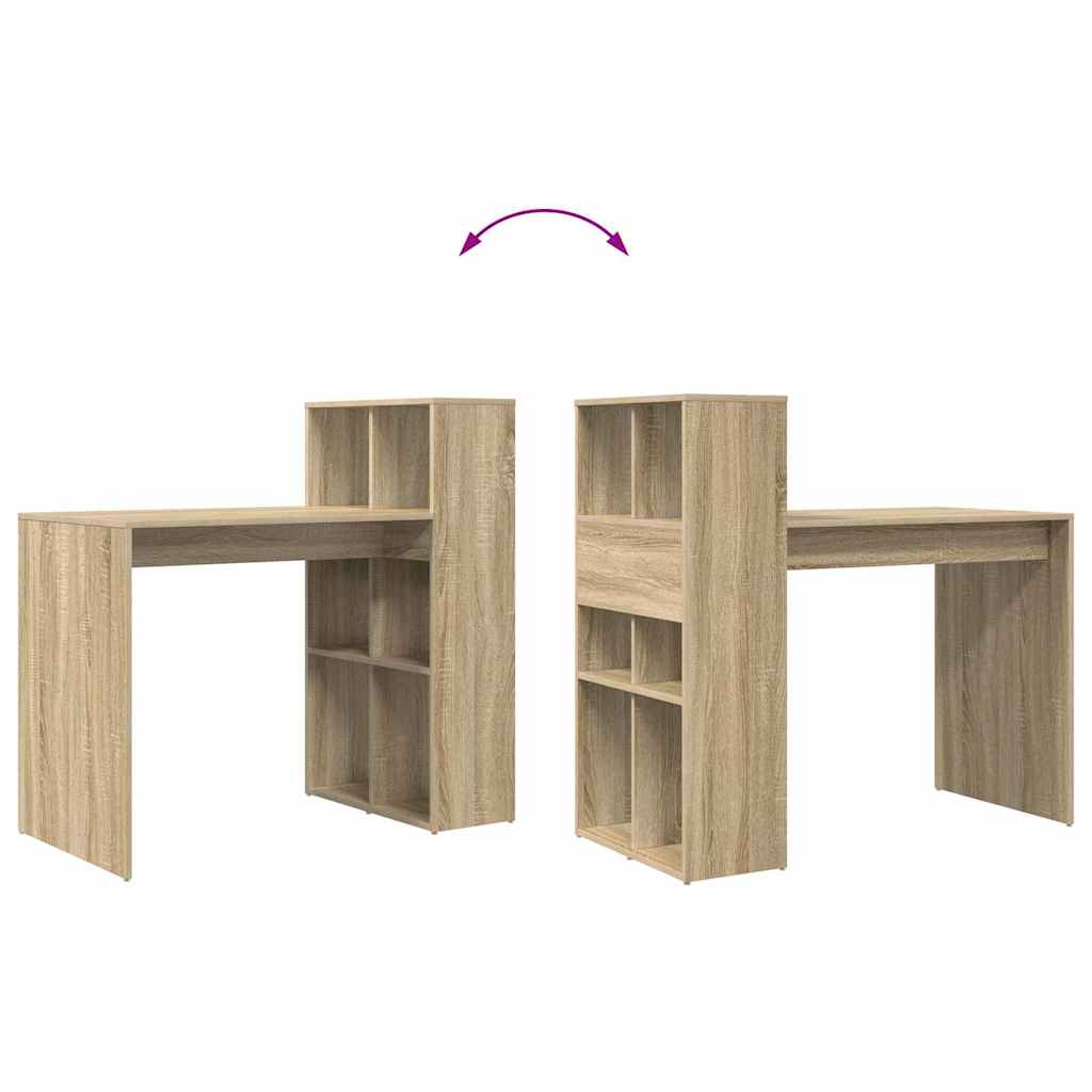 Scrivania Rovere Sonoma 108 x 55 x 103.5 cm Legno multistrato | homemem39