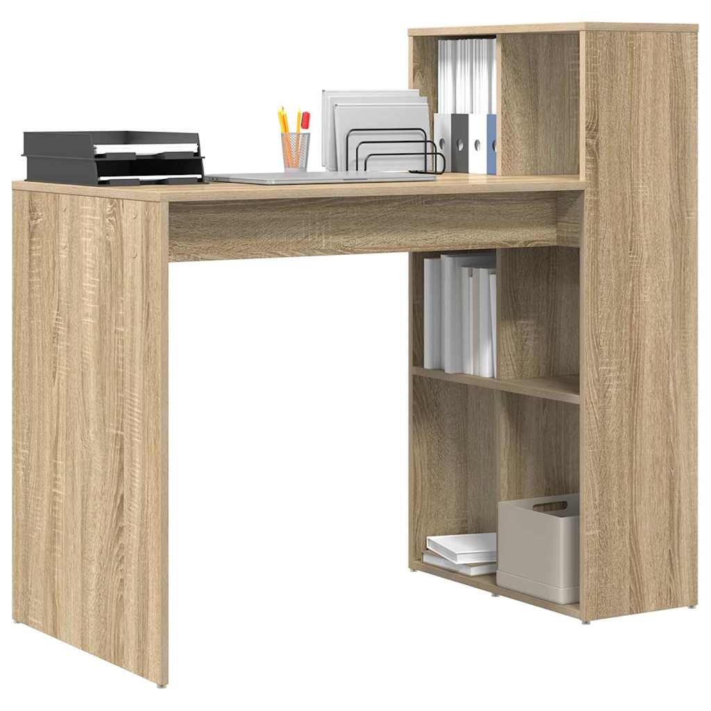 Scrivania Rovere Sonoma 108 x 55 x 103.5 cm Legno multistrato | homemem39