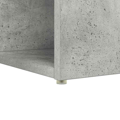 Scrivania Grigio cemento 108 x 55 x 103.5 cm Legno multistrato | homemem39