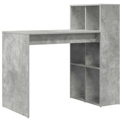 Scrivania Grigio cemento 108 x 55 x 103.5 cm Legno multistrato