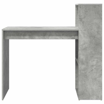 Scrivania Grigio cemento 108 x 55 x 103.5 cm Legno multistrato