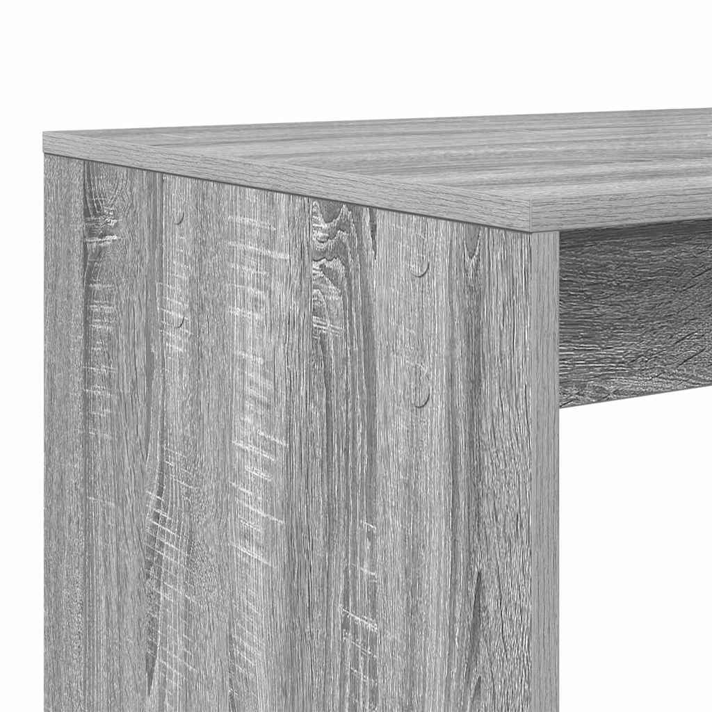 Scrivania Grigio Sonoma 108 x 55 x 103.5 cm Legno multistrato | homemem39