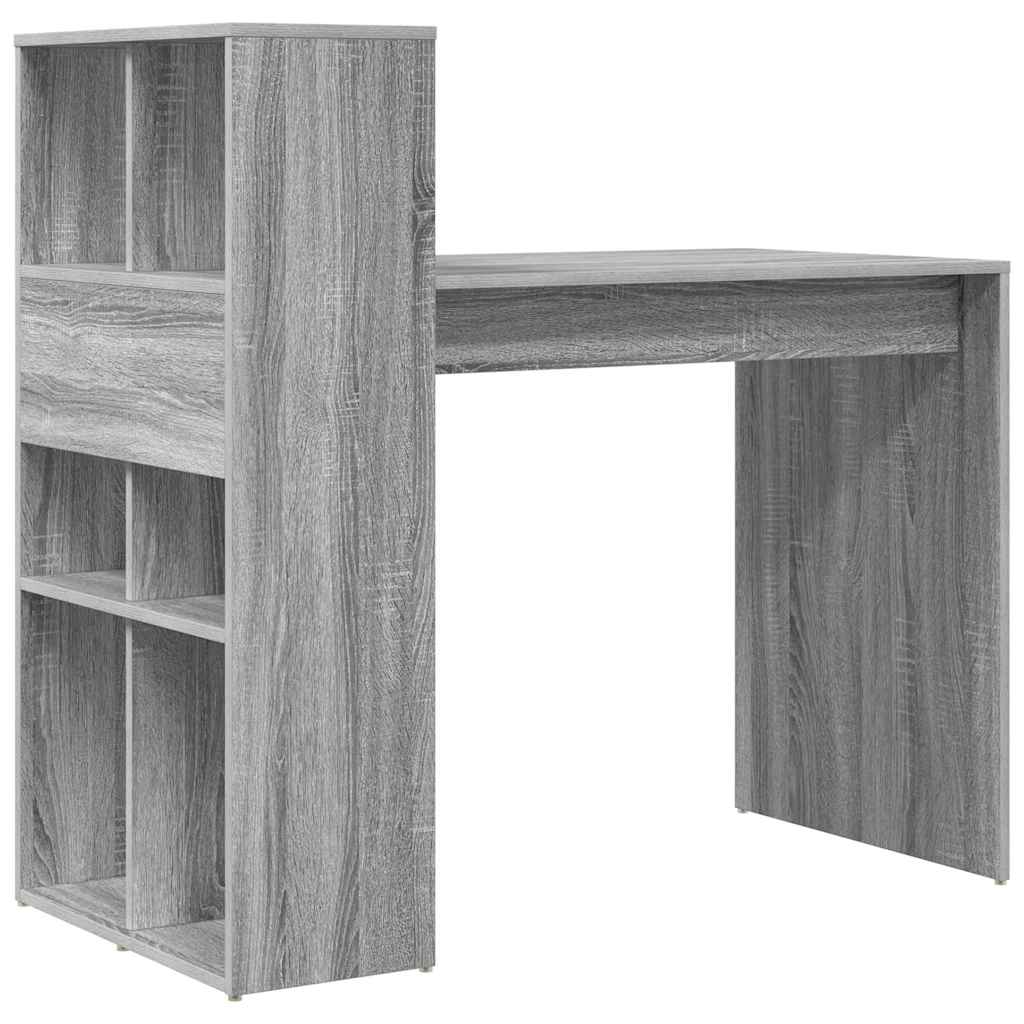 Scrivania Grigio Sonoma 108 x 55 x 103.5 cm Legno multistrato