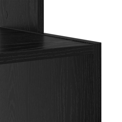 Scrivania Rovere Nero 106 x 41 x 88.5 cm Legno multistrato | homemem39
