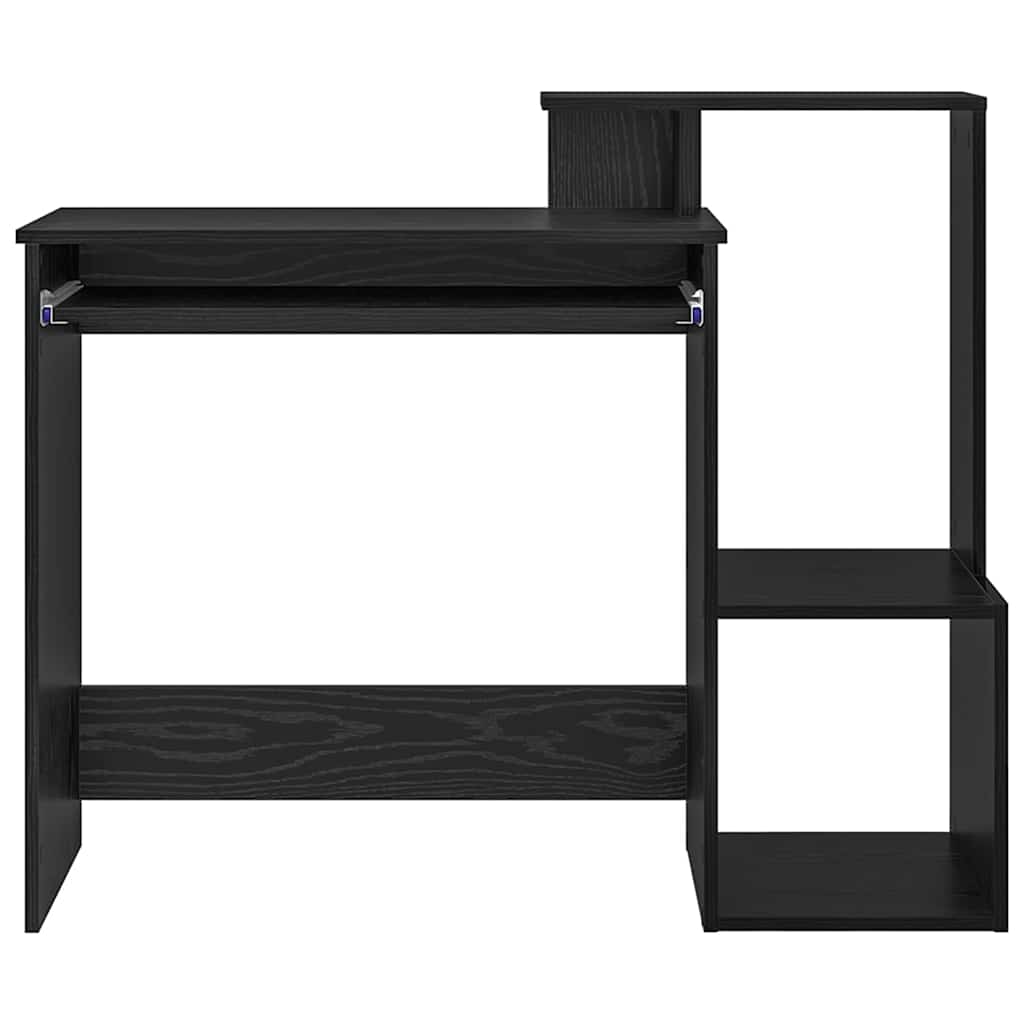 Scrivania Rovere Nero 106 x 41 x 88.5 cm Legno multistrato