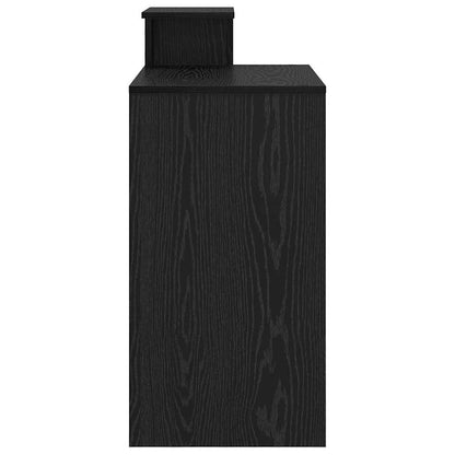 Scrivania Rovere Nero 106 x 41 x 88.5 cm Legno multistrato | homemem39