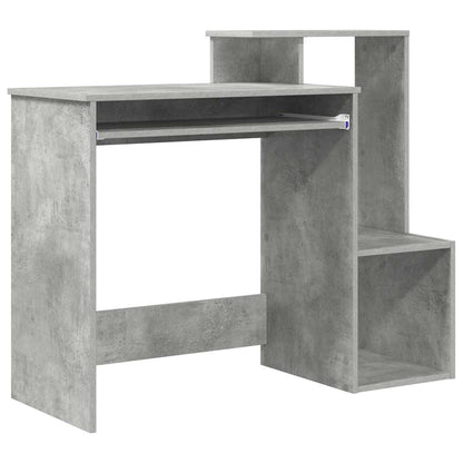 Scrivania Grigio cemento 106 x 41 x 88.5 cm Legno multistrato
