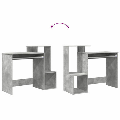 Scrivania Grigio cemento 106 x 41 x 88.5 cm Legno multistrato