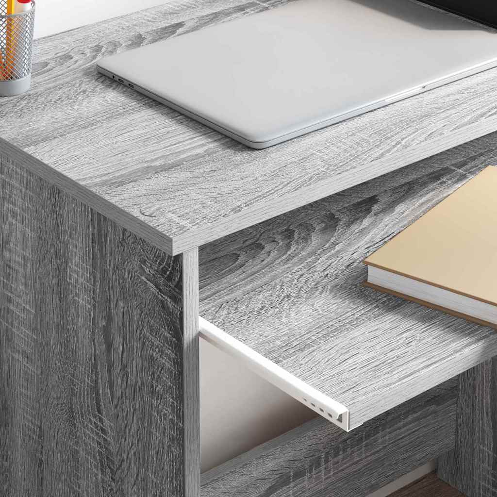 Scrivania Grigio Sonoma 106 x 41 x 88.5 cm Legno multistrato | homemem39