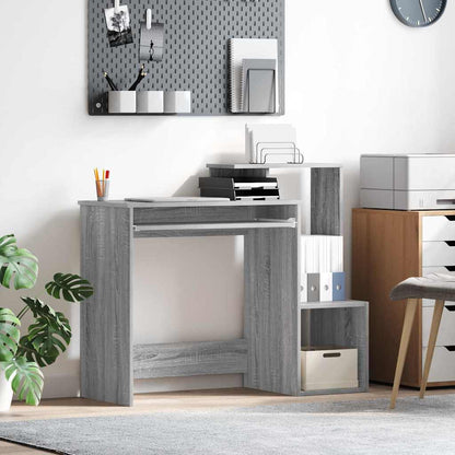 Scrivania Grigio Sonoma 106 x 41 x 88.5 cm Legno multistrato