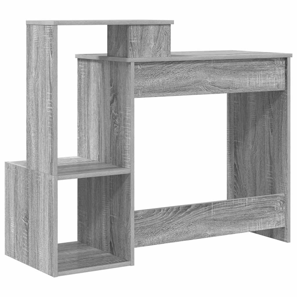 Scrivania Grigio Sonoma 106 x 41 x 88.5 cm Legno multistrato | homemem39