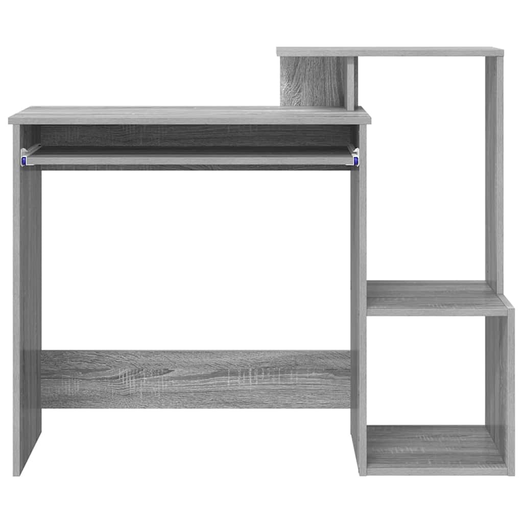 Scrivania Grigio Sonoma 106 x 41 x 88.5 cm Legno multistrato