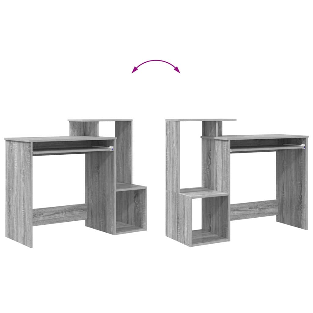 Scrivania Grigio Sonoma 106 x 41 x 88.5 cm Legno multistrato