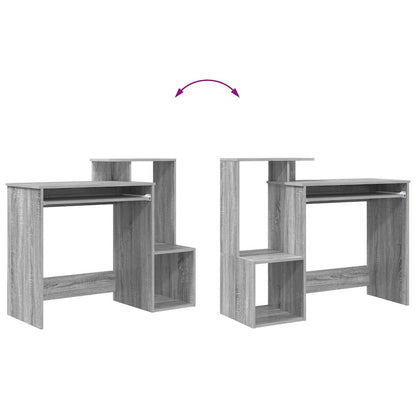 Scrivania Grigio Sonoma 106 x 41 x 88.5 cm Legno multistrato