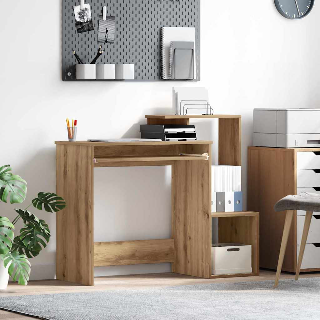 Scrivania con cassetto Rovere artigianale 106 x 41 x 88.5 cm | homemem39