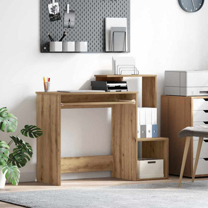 Scrivania con cassetto Rovere artigianale 106 x 41 x 88.5 cm