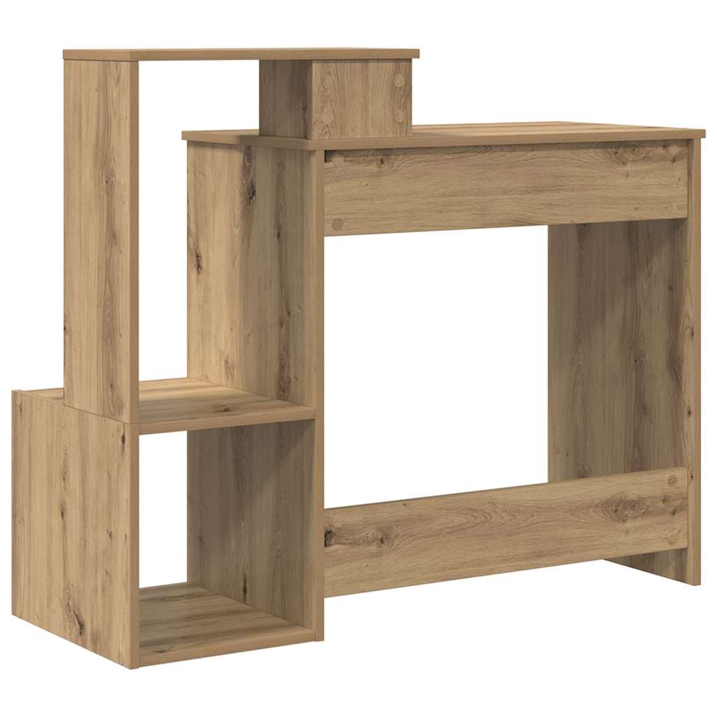 Scrivania con cassetto Rovere artigianale 106 x 41 x 88.5 cm
