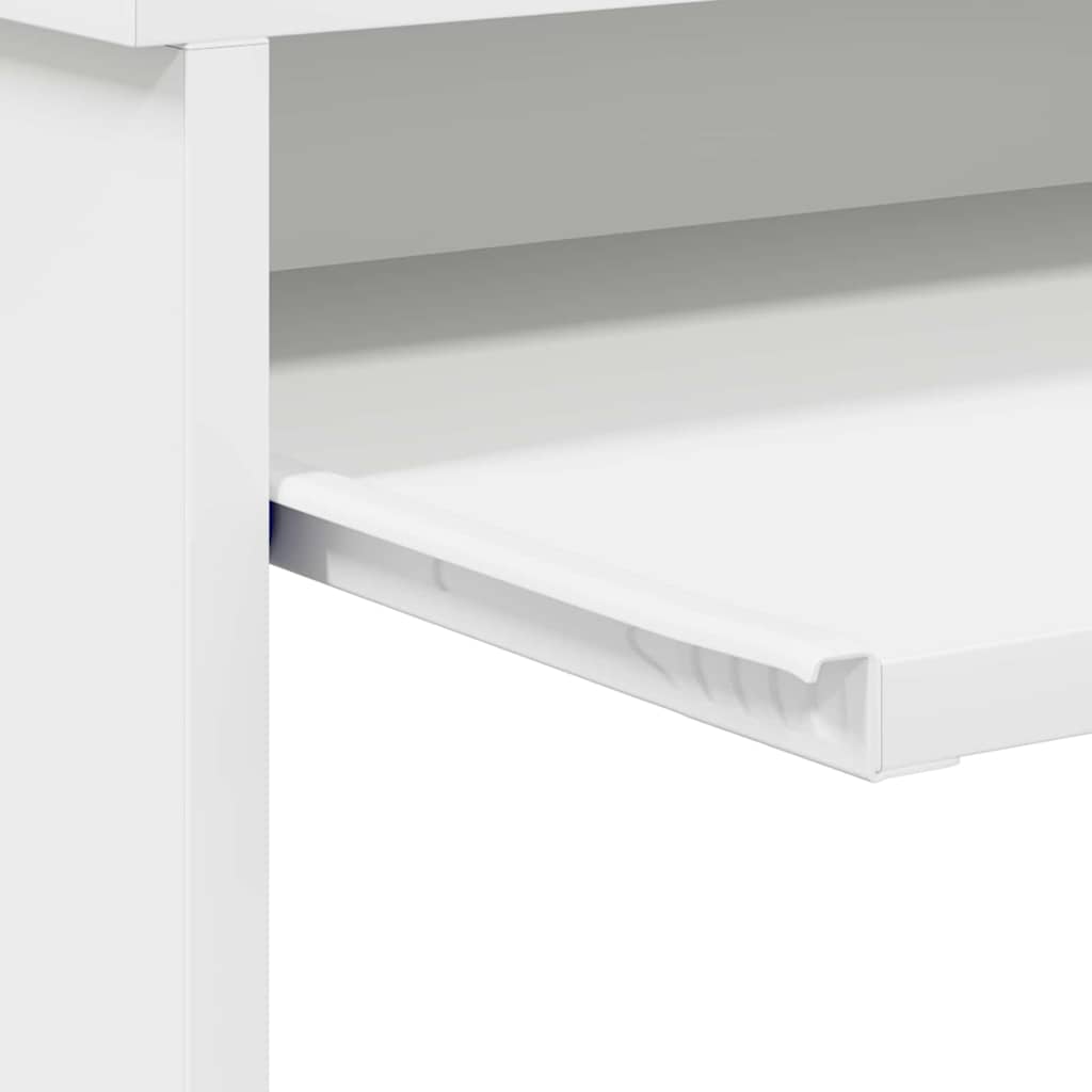 Scrivania Bianco 120,5 x 44 x 88,5 cm Legno multistrato | homemem39
