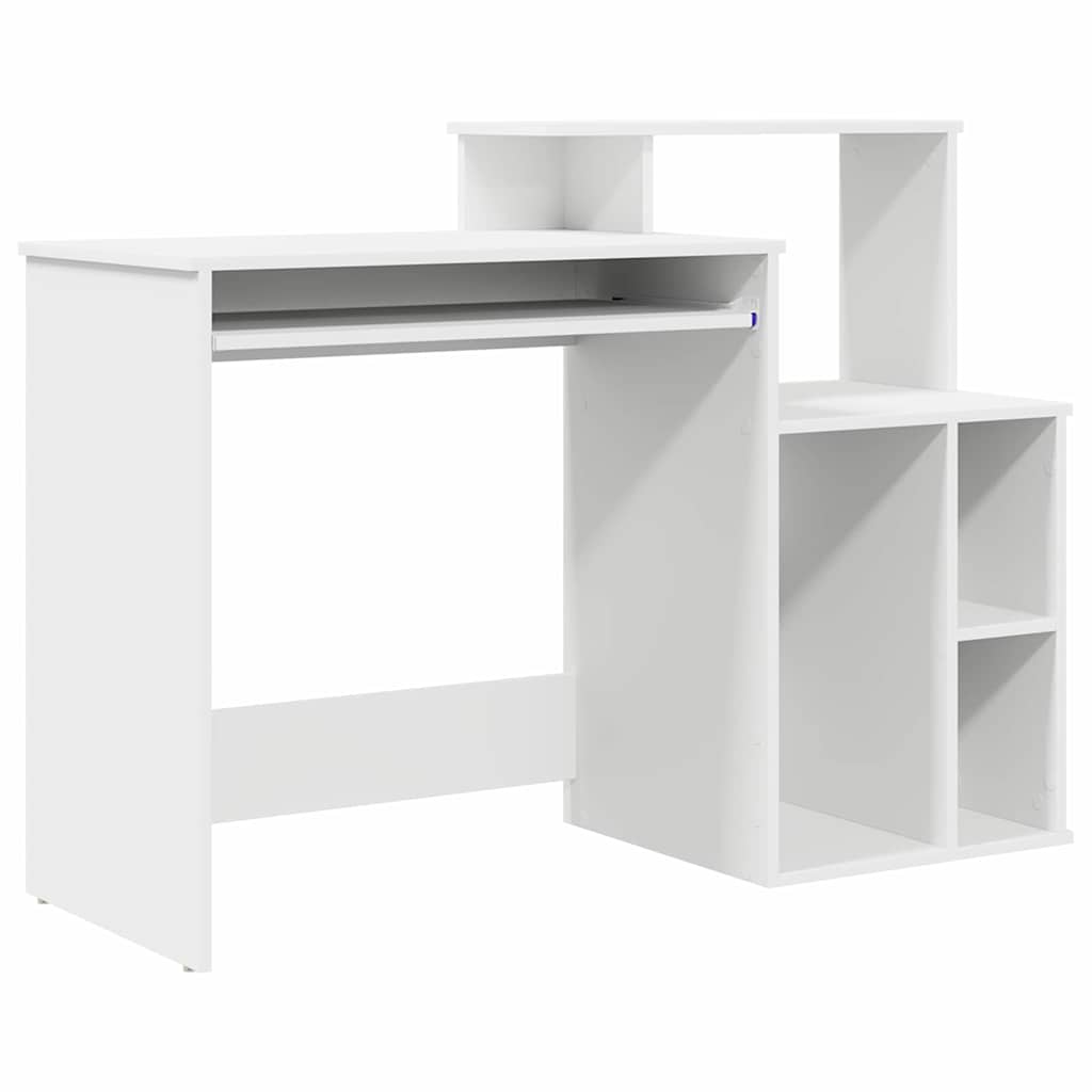 Scrivania Bianco 120,5 x 44 x 88,5 cm Legno multistrato