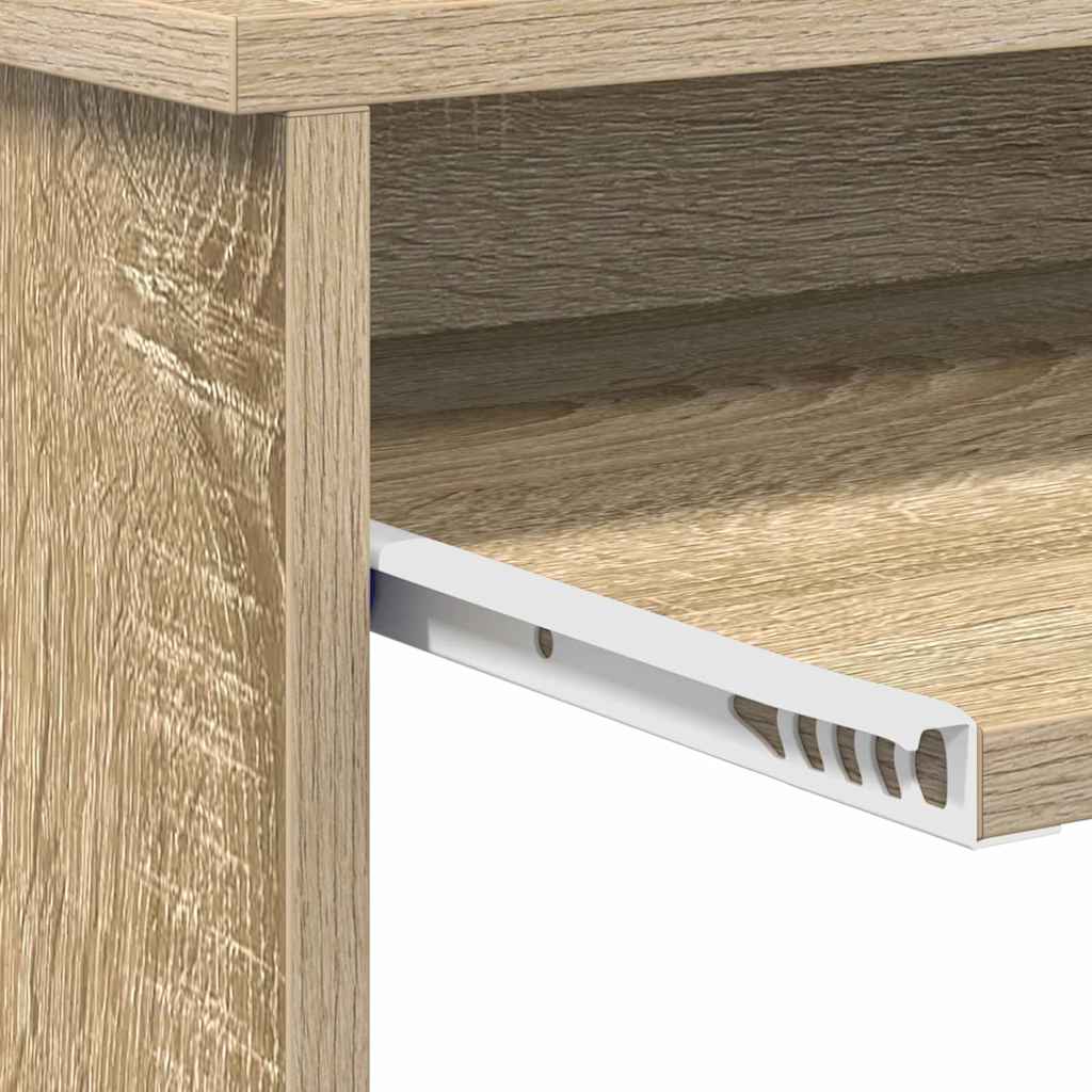 Scrivania Rovere Sonoma 120,5 x 44 x 88,5 cm Legno multistrato | homemem39