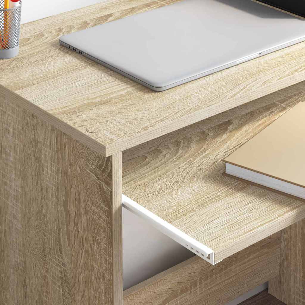 Scrivania Rovere Sonoma 120,5 x 44 x 88,5 cm Legno multistrato | homemem39