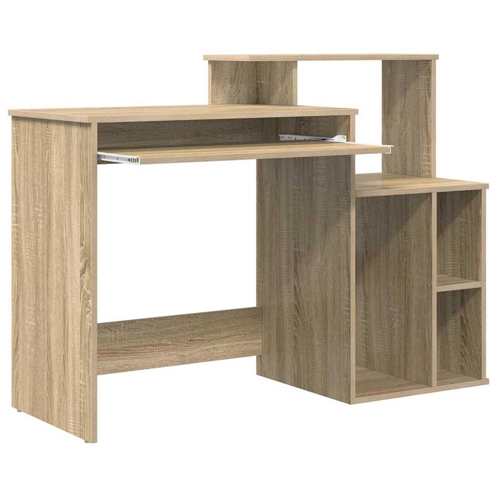 Scrivania Rovere Sonoma 120,5 x 44 x 88,5 cm Legno multistrato | homemem39