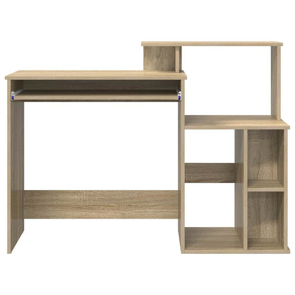 Scrivania Rovere Sonoma 120,5 x 44 x 88,5 cm Legno multistrato | homemem39