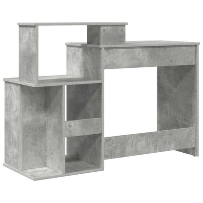 Scrivania Grigio cemento 120,5 x 44 x 88,5 cm Legno multistrato