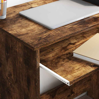 Scrivania Rovere fumé 120,5 x 44 x 88,5 cm Legno multistrato