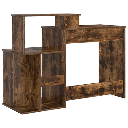 Scrivania Rovere fumé 120,5 x 44 x 88,5 cm Legno multistrato | homemem39