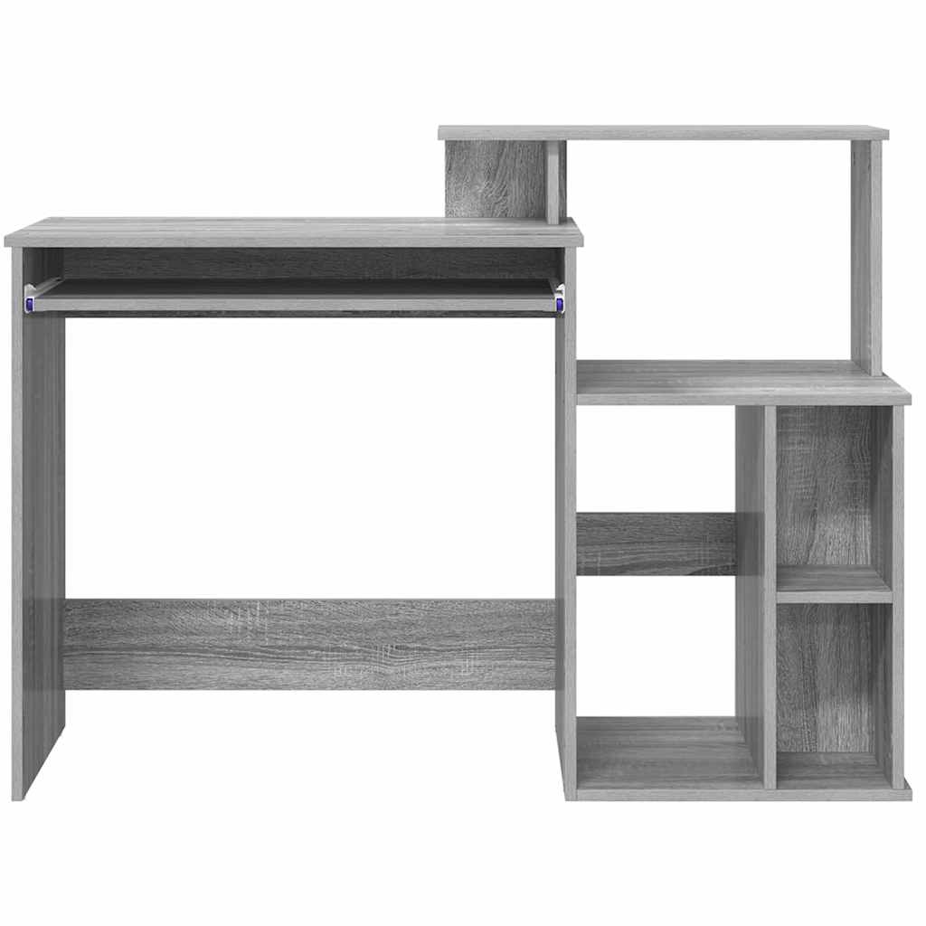 Scrivania Grigio Sonoma 120,5 x 44 x 88,5 cm Legno multistrato | homemem39