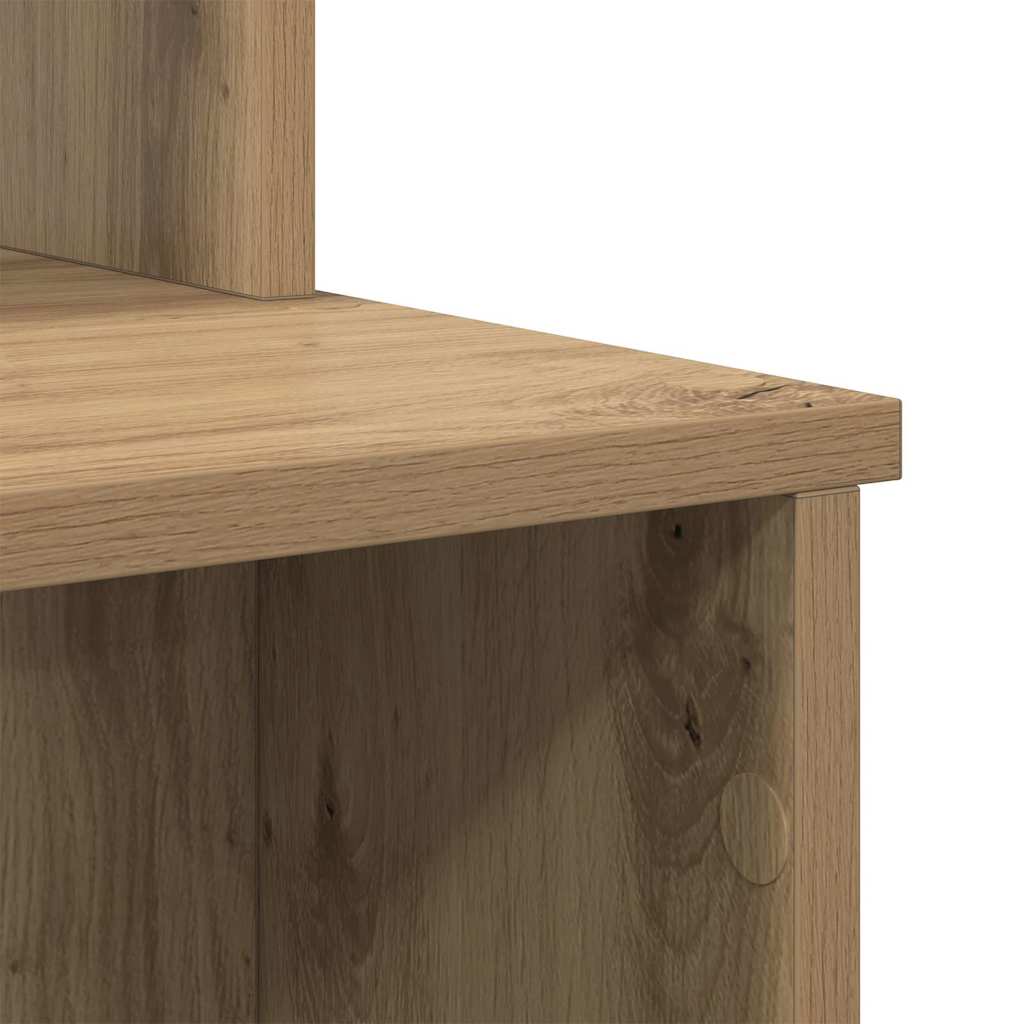 Scrivania con cassetto Rovere artigianale 120,5 x 44 x 88,5 cm | homemem39