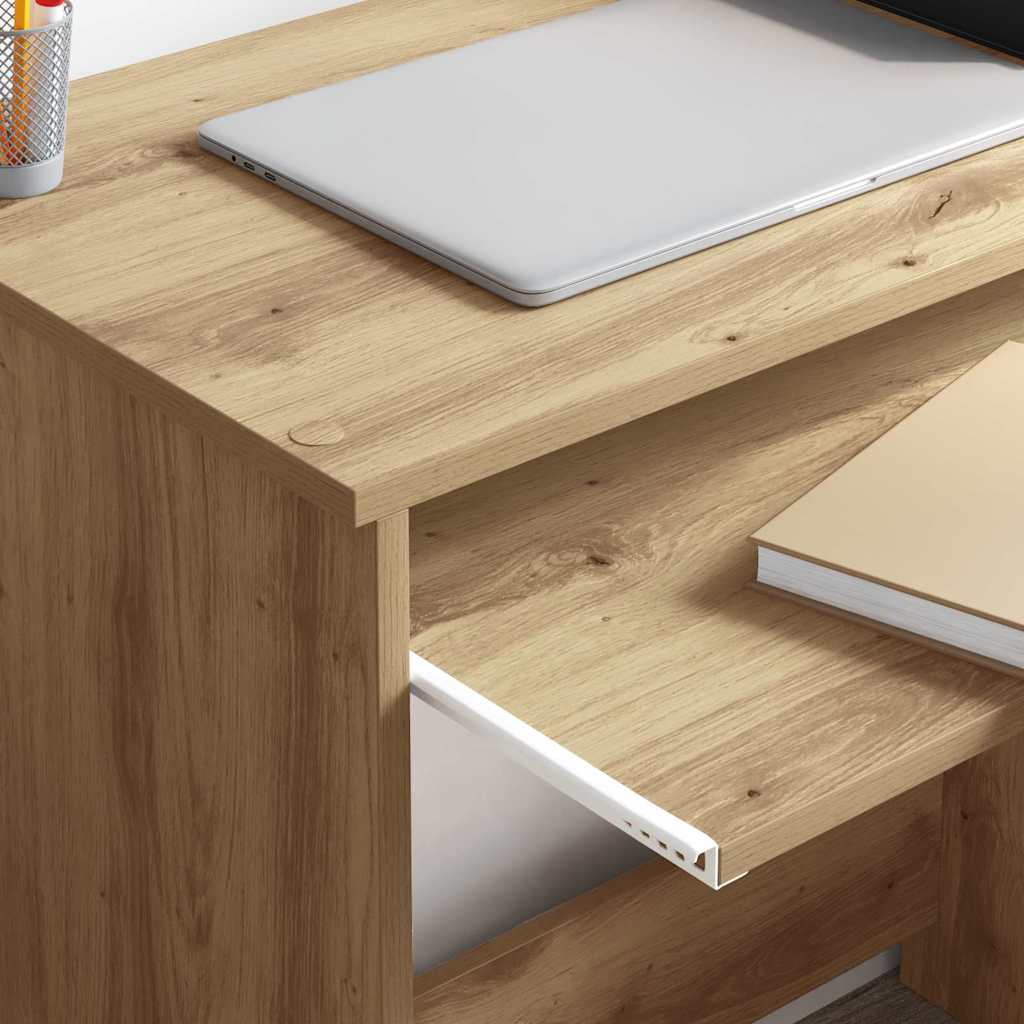 Scrivania con cassetto Rovere artigianale 120,5 x 44 x 88,5 cm | homemem39