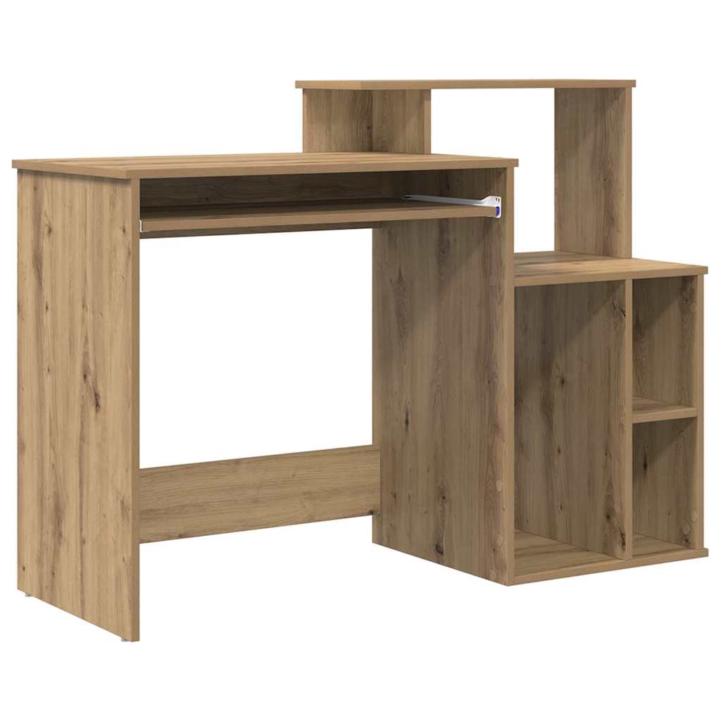 Scrivania con cassetto Rovere artigianale 120,5 x 44 x 88,5 cm | homemem39