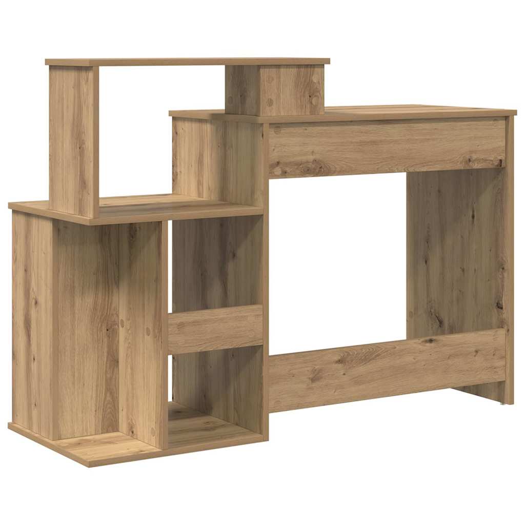Scrivania con cassetto Rovere artigianale 120,5 x 44 x 88,5 cm