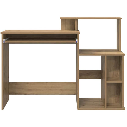 Scrivania con cassetto Rovere artigianale 120,5 x 44 x 88,5 cm | homemem39