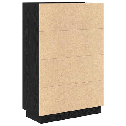 Scrivania Rovere Nero 71,5 x 31,5 x 106,5 cm Legno multistrato