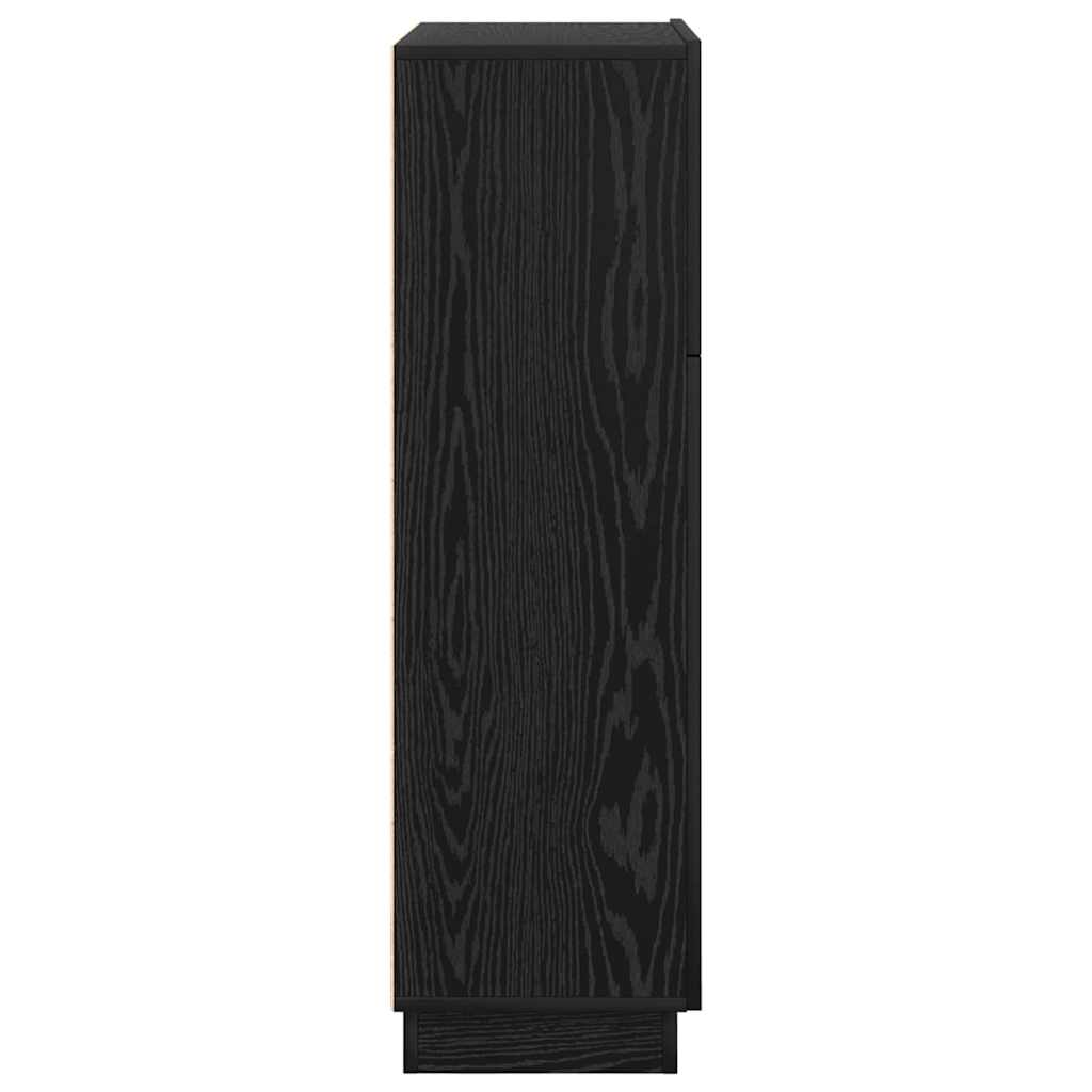 Scrivania Rovere Nero 71,5 x 31,5 x 106,5 cm Legno multistrato | homemem39