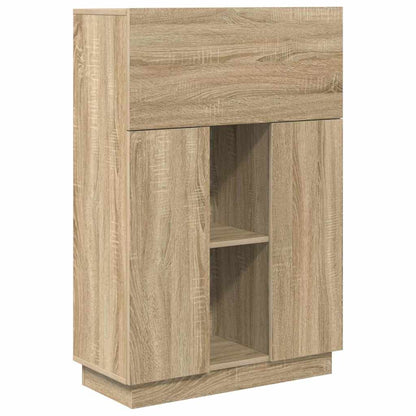 Scrivania con lo scaffale Rovere Sonoma 71,5 x 31,5 x 106,5 cm