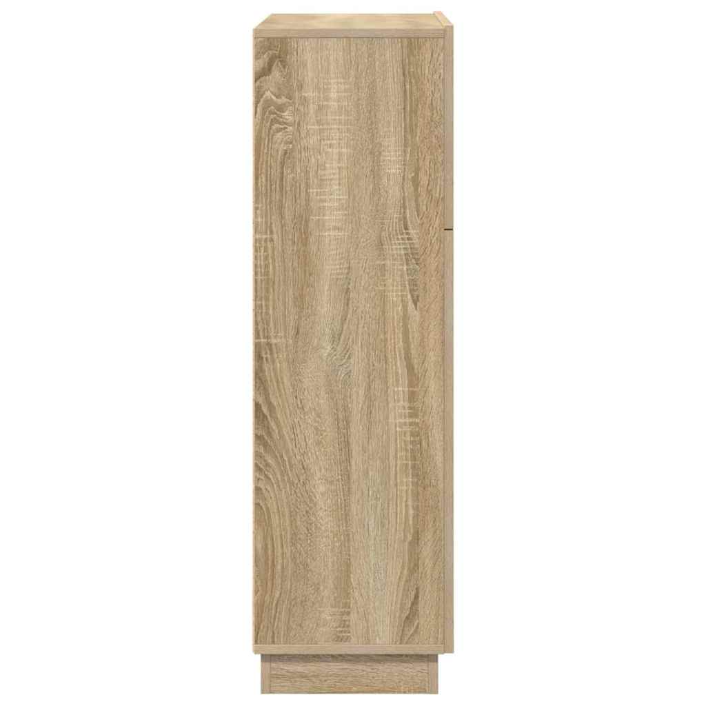 Scrivania con lo scaffale Rovere Sonoma 71,5 x 31,5 x 106,5 cm | homemem39