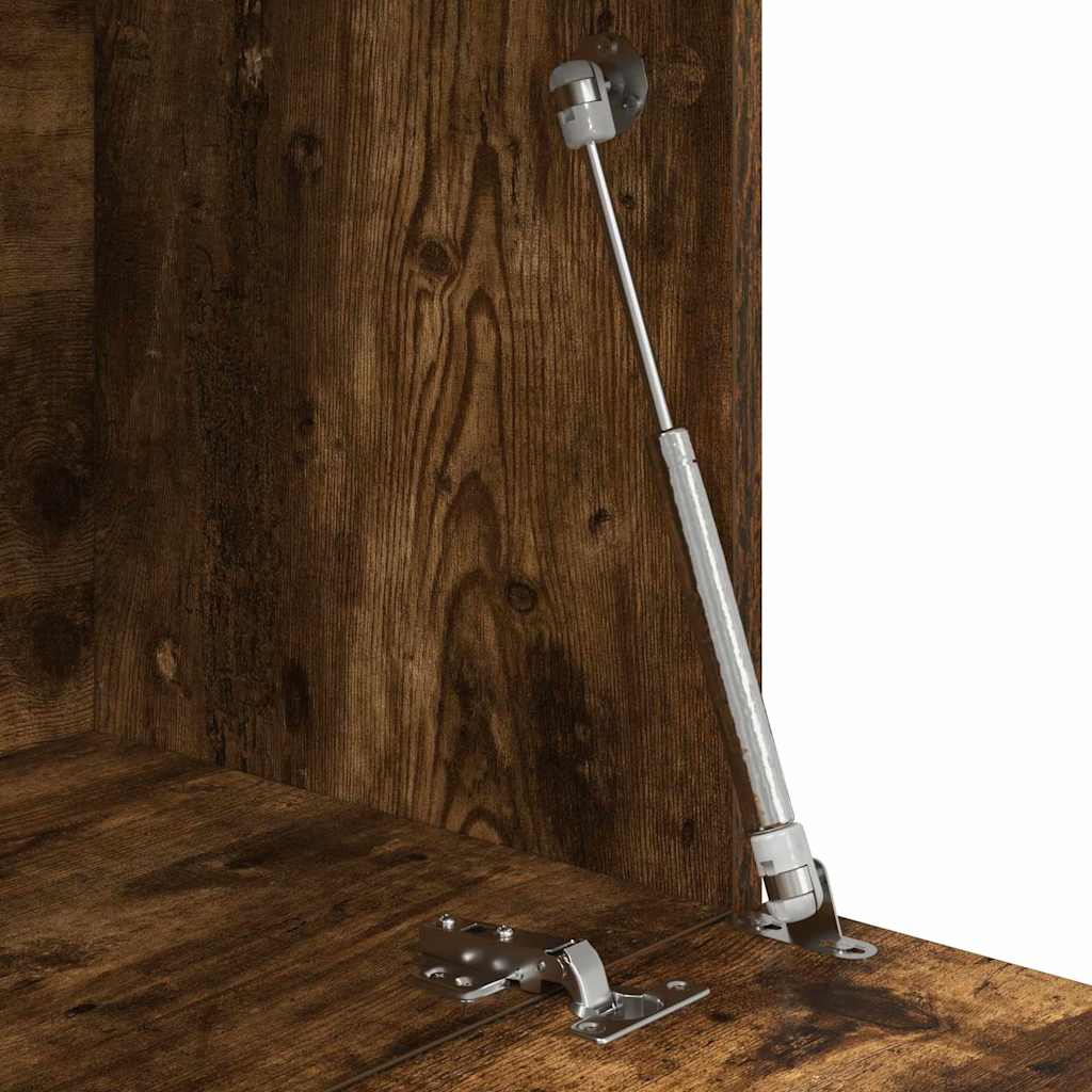 Scrivania Rovere fumé 71,5 x 31,5 x 106,5 cm Legno multistrato | homemem39