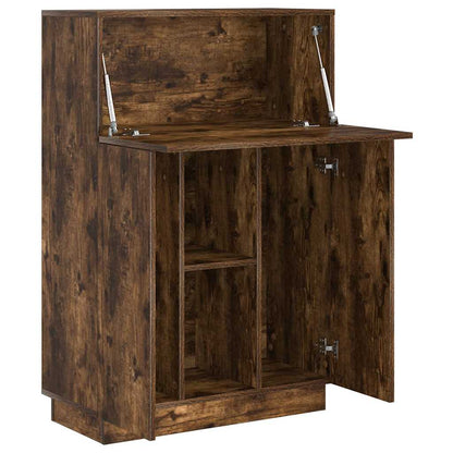 Scrivania Rovere fumé 71,5 x 31,5 x 106,5 cm Legno multistrato | homemem39