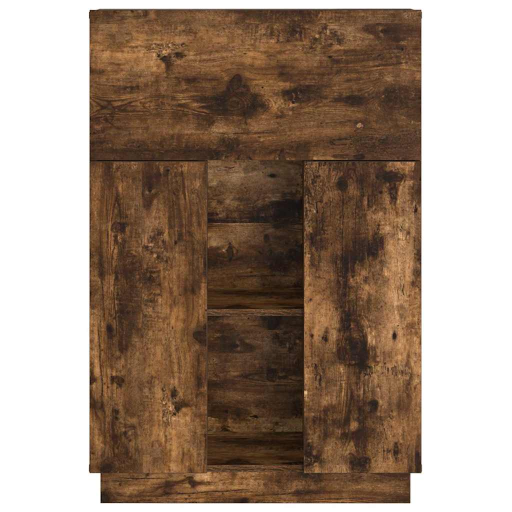 Scrivania Rovere fumé 71,5 x 31,5 x 106,5 cm Legno multistrato | homemem39