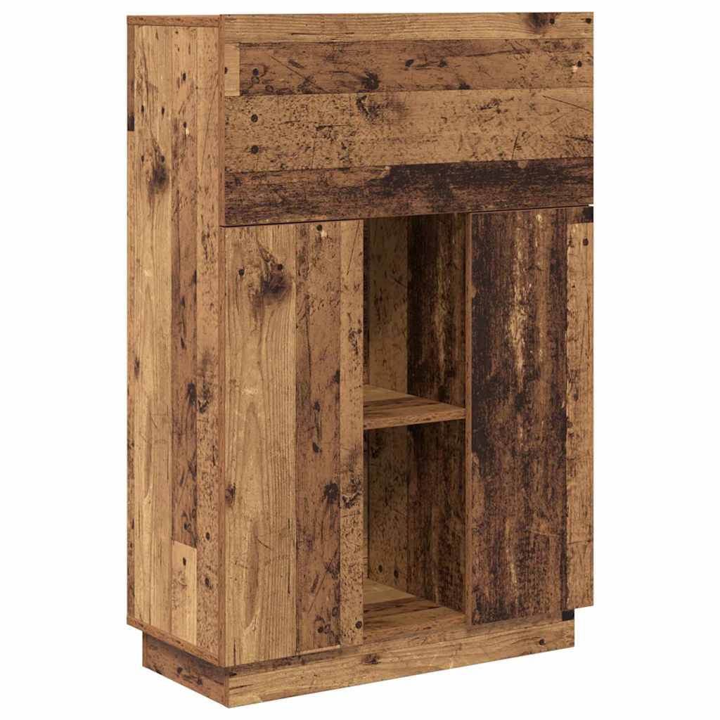 Scrivania con lo scaffale Legno vecchio 71,5 x 31,5 x 106,5 cm | homemem39