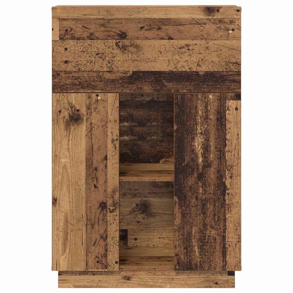 Scrivania con lo scaffale Legno vecchio 71,5 x 31,5 x 106,5 cm