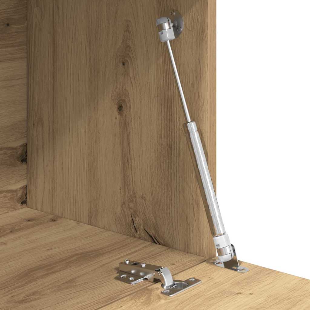 Scrivania con porta Rovere artigianale 71,5 x 31,5 x 106,5 cm | homemem39