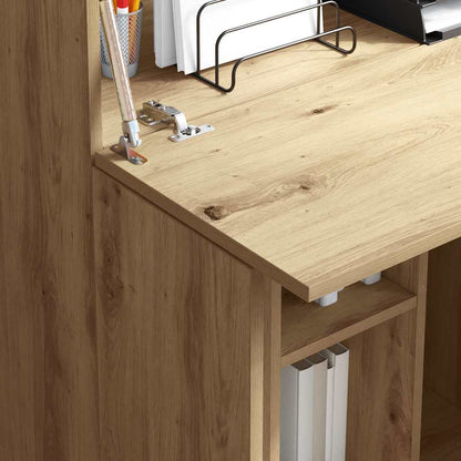 Scrivania con porta Rovere artigianale 71,5 x 31,5 x 106,5 cm | homemem39