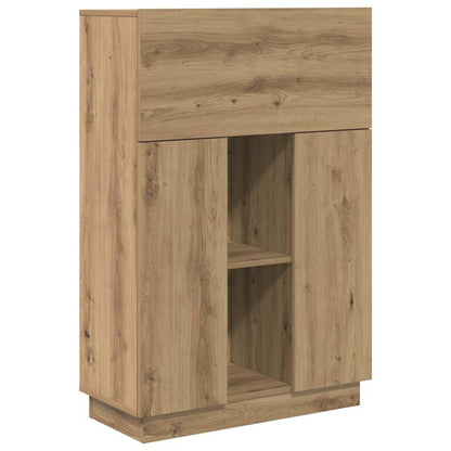 Scrivania con porta Rovere artigianale 71,5 x 31,5 x 106,5 cm | homemem39